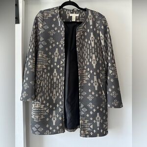 Patterned H&M Women's Long Line Blazer ✨